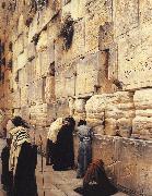 Gustav Bauernfeind, The Wailing Wall, Jerusalem